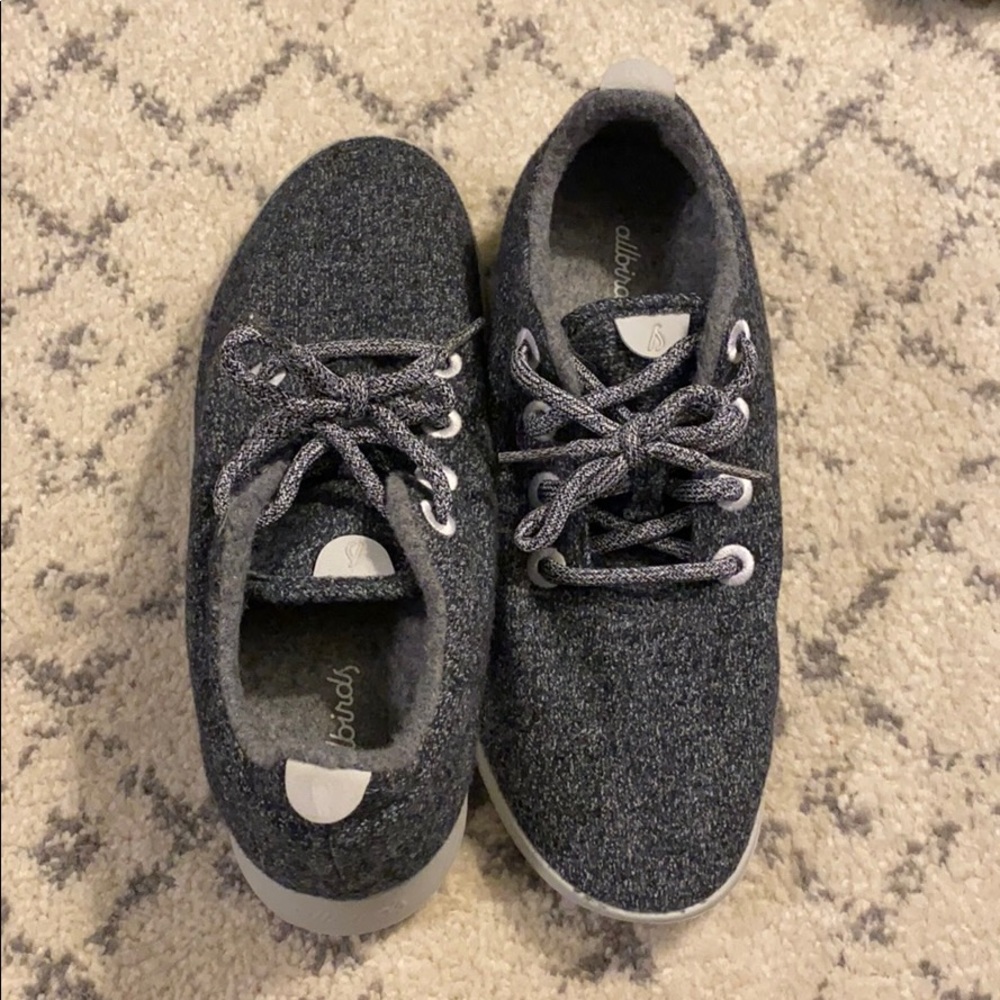 Allbirds Merino Wool Runners Lace Up Sneakers